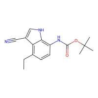 tert-butyl N-(3-cyano-4-ethyl-1H-indol-7-yl)carbamate,2940957-32-2,97%,阿拉丁