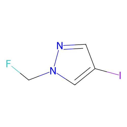 1-(fluoromethyl)-4-iodo-1H-pyrazole,2208228-67-3,97%,阿拉丁产品图