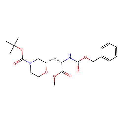 tert-butyl (2S)-2-[(2S)-2-(benzyloxycarbonylamino)-3-methoxy-3-oxo-propyl]morpholine-4-carboxylate，2641824-60-2，97%，阿拉丁产品图