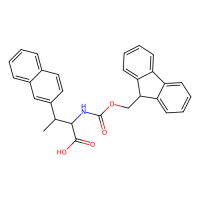(2S,3R)-2-(9H-fluoren-9-ylmethoxycarbonylamino)-3-(2-naphthyl)butanoic acid，208582-09-6，97%，阿拉丁