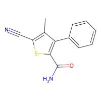 5-氰基-4-甲基-3-苯基噻吩-2-甲酰胺，70541-99-0，≥95%，阿拉丁