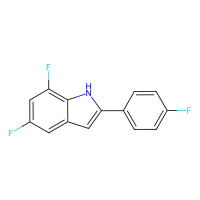 5,7-difluoro-2-(4-fluorophenyl)-1H-indole，901188-04-3，97%，阿拉丁