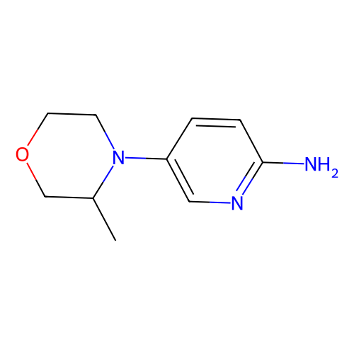 5-[(3R)-3-methylmorpholin-4-yl]pyridin-2-amine，2375165-11-8，97%，阿拉丁产品图