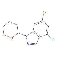 6-bromo-4-fluoro-1-tetrahydropyran-2-yl-indazole,2271323-35-2,97%,阿拉丁