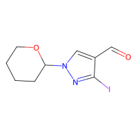 3-iodo-1-tetrahydropyran-2-yl-pyrazole-4-carbaldehyde,1627924-19-9,97%,阿拉丁