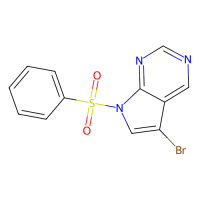 7-(benzenesulfonyl)-5-bromo-7H-pyrrolo[2,3-d]pyrimidine，1289190-97-1，97%，阿拉丁