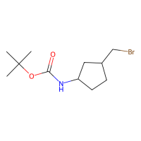 tert-butyl N-[(1R,3R)-3-(bromomethyl)cyclopentyl]carbamate，2306254-13-5，97%，阿拉丁