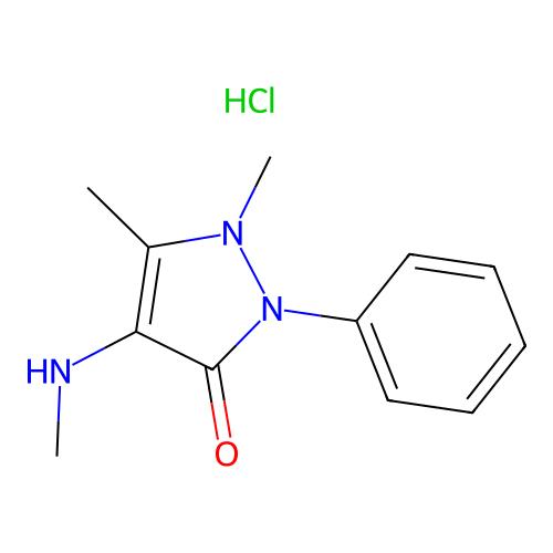 4-Methylamino antipyrine hydrochloride，856307-27-2，阿拉丁产品图