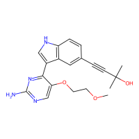 4-[3-[2-amino-5-(2-methoxyethoxy)pyrimidin-4-yl]-1H-indol-5-yl]-2-methylbut-3-yn-2-ol，Moligand™，阿拉丁