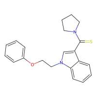 [1-(2-Phenoxyethyl)-3-indolyl]-(1-pyrrolidinyl)methanethione，阿拉丁