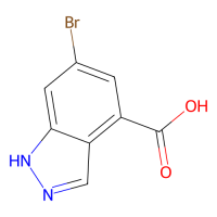 6-溴-1H-吲唑-4-羧酸，885523-08-0，97%，阿拉丁