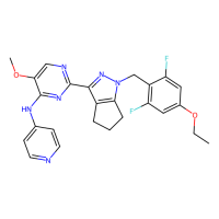 2-[1-[(4-ethoxy-2,6-difluorophenyl)methyl]-5,6-dihydro-4H-cyclopenta[c]pyrazol-3-yl]-5-methoxy-N-pyridin-4-ylpyrimidin-4-amine，Moligand™，阿拉丁