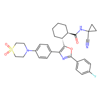 (1R,2R)-N-(1-cyanocyclopropyl)-2-[4-[4-(1,1-dioxo-1,4-thiazinan-4-yl)phenyl]-2-(4-fluorophenyl)-1,3-oxazol-5-yl]cyclohexane-1-carboxamide，Moligand™，阿拉丁