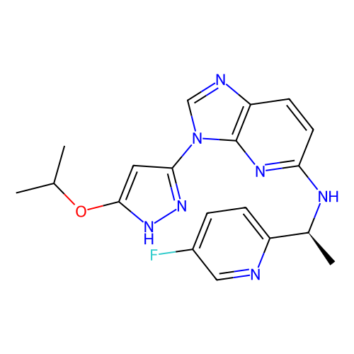 N-[(1S)-1-(5-fluoropyridin-2-yl)ethyl]-3-(3-propan-2-yloxy-1H-pyrazol-5-yl)imidazo[4,5-b]pyridin-5-amine，Moligand™，阿拉丁产品图