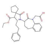 2-[(3S)-3-[[1-[(2R)-1-ethoxy-1-oxo-5-phenylpentan-2-yl]cyclopentanecarbonyl]amino]-2-oxo-4,5-dihydro-3H-1-benzazepin-1-yl]acetic acid，阿拉丁