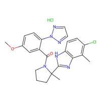 Methanone, ((2S)-2-(6-chloro-7-methyl-1H-benzimidazol-2-yl)-2-methyl-1-pyrrolidinyl)(5-methoxy-2-(2H-1,2,3-triazol-2-yl)phenyl)-, hydrochloride (1:1),1792993-84-0,阿拉丁