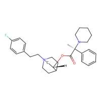 1-Azoniabicyclo(2.2.2)octane, 1-(2-(4-fluorophenyl)ethyl)-3-((2S)-1-oxo-2-phenyl-2-(1-piperidinyl)propoxy)-, (3R)-,1034978-04-5,阿拉丁