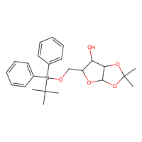 (3aR,5R,6S,6aR)-5-[[tert-butyl(diphenyl)silyl]oxymethyl]-2,2-dimethyl-3a,5,6,6a-tetrahydrofuro[2,3-d][1,3]dioxol-6-ol，114861-14-2，97%，阿拉丁