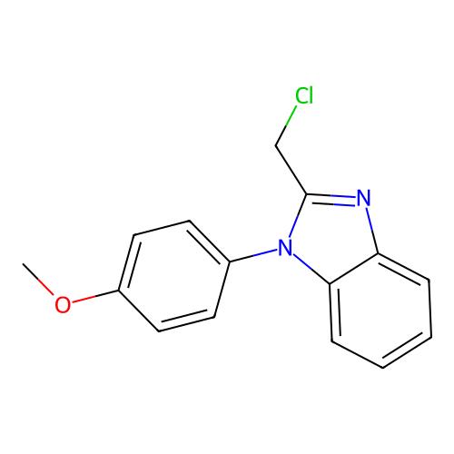 2-(chloromethyl)-1-(4-methoxyphenyl)-1H-1,3-benzodiazole，869716-13-2，阿拉丁产品图