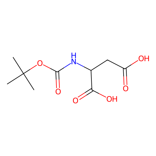 N-(叔丁氧羰基)-D-天冬氨酸,62396-48-9,≥98%(HPLC),阿拉丁产品图