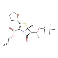 6-(1'-叔丁基二甲基硅氧乙基)-3-(2''-四氢呋喃基)-7-氧代-4-硫-1-氮杂双环[3.2.0]庚-2-烯-2-羧酸烯丙酯，120705-67-1，≥98%，阿拉丁