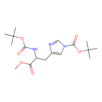 N(α), N-(im)-二-Boc-L-组氨酸甲酯,17791-51-4,97%,阿拉丁