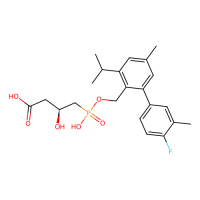 (3S)-4-({[2-(4-fluoro-3-methylphenyl)-4-methyl-6-(propan-2-yl)phenyl]methoxy}(hydroxy)phosphoryl)-3-hydroxybutanoic acid，Moligand™，阿拉丁