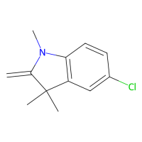 5-氯-1,3,3-三甲基-2-亚甲基吲哚啉，6872-17-9，≥97%，阿拉丁