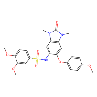 3,4-dimethoxy-N-[6-(4-methoxyphenoxy)-1,3-dimethyl-2-oxo-2,3-dihydro-1H-1,3-benzodiazol-5-yl]benzene-1-sulfonamide，Moligand™，阿拉丁
