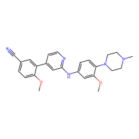 4-methoxy-3-[2-[3-methoxy-4-(4-methylpiperazin-1-yl)anilino]pyridin-4-yl]benzonitrile，Moligand™，阿拉丁