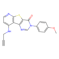 5-(4-methoxyphenyl)-13-[(prop-2-yn-1-yl)amino]-8-thia-3,5,10-triazatricyclo[7.4.0.0^{2,7}]trideca-1(13),2(7),3,9,11-pentaen-6-one，Moligand™，阿拉丁