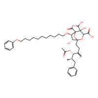 (6R,7R)-1-[(4S,5R)-4-(acetyloxy)-5-benzyl-3-methylidenehexyl]-4,7-dihydroxy-6-[(11-phenoxyundecyl)oxy]-2,8-dioxabicyclo[3.2.1]octane-3,4,5-tricarboxylic acid，Moligand™，阿拉丁