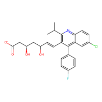 (3R,6E)-7-[6-chloro-4-(4-fluorophenyl)-2-(propan-2-yl)quinolin-3-yl]-3,5-dihydroxyhept-6-enoate，Moligand™，阿拉丁