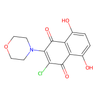 6-chloro-5,8-dihydroxy-7-morpholin-4-ylnaphthalene-1,4-dione,Moligand™,阿拉丁