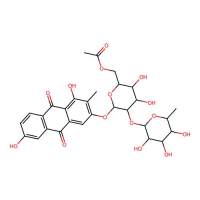 1,3,6三羟基2甲基蒽醌-3-O-(6'-O-乙酰基)-新橙皮糖苷,87686-87-1,>90%,阿拉丁