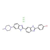 Bisbenzimide H 33258 Fluorochrome, Trihydrochloride，23491-45-4，Membrane-permeable, adenine-thymine-specific fluorescent stain.，阿拉丁