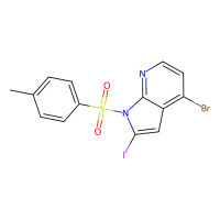 4-溴-2-碘-N-对甲苯磺酰-7-氮杂吲哚，480423-17-4，≥97%，阿拉丁