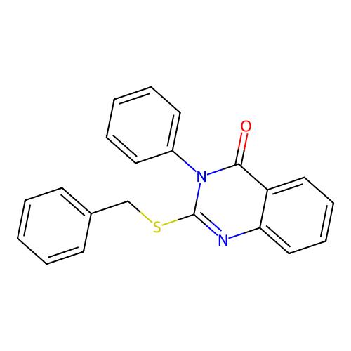 2-Benzylsulfanyl-3-phenylquinazolin-4-one，83671-73-2，阿拉丁产品图
