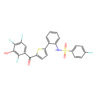 4-Fluoro-N-(2-(5-(2,4,5-trifluoro-3-hydroxybenzoyl)thiophen-2-yl)phenyl)benzene-sulfonamide，Moligand™，阿拉丁