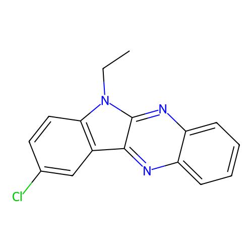 9-Chloro-6-ethyl-6H-indolo[2,3-b]quinoxaline，477512-79-1，阿拉丁产品图