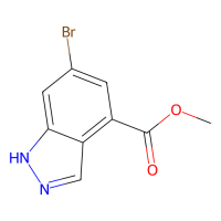 6-溴-1H-吲唑-4-甲酸甲酯，885518-49-0，97%，阿拉丁