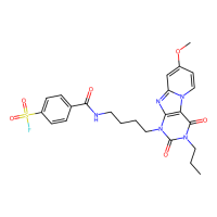 4-((3(8-Methoxy-2,4-dioxo-3-propyl-3,4-dihydropyrido[2,1-f]purin-1(2H)yl)propyl)carbamoyl)benzenesulfonyl Fluoride，Moligand™，阿拉丁