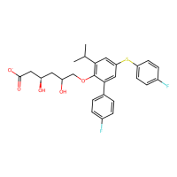 (3R)-6-[2-(4-fluorophenyl)-4-[(4-fluorophenyl)sulfanyl]-6-(propan-2-yl)phenoxy]-3,5-dihydroxyhexanoate，Moligand™，阿拉丁