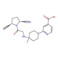 4-Pyridinecarboxylic acid, 2-(4-((2-((2S,5R)-2-cyano-5-ethynyl-1-pyrrolidinyl)-2-oxoethyl)amino)-4-methyl-1-piperidinyl)-,676559-83-4,阿拉丁