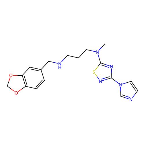 N'-benzo[1,3]dioxol-5-ylmethyl-N-(3-imidazol-1-yl-[1,2,4]thiadiazol-5-yl)-N-methyl-propane-1,3-diamine，阿拉丁产品图