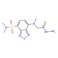 DBD-CO-Hz [=4-(N,N-二甲基氨基磺酰)-7-(N-肼基羰甲基-N-甲基)氨基-2,1,3-苯并恶二唑][用于高效液相色谱标记]，179951-63-4，≥98%(HPLC)，阿拉丁