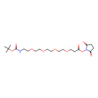 t-Boc-N-氨基-PEG4-琥珀酰亚胺酯，859230-20-9，≥97%，阿拉丁