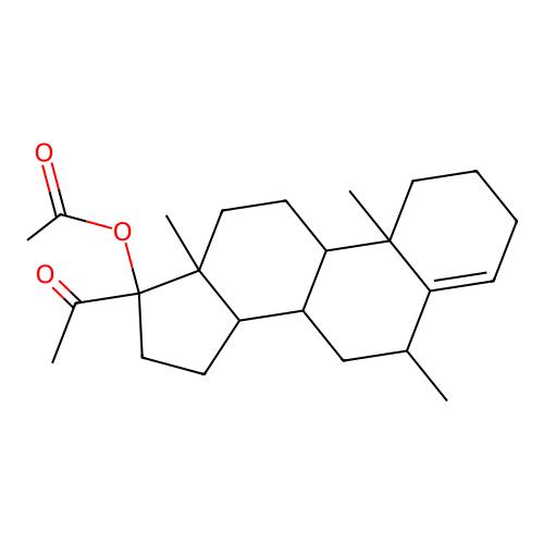 [(6S,8R,9S,10R,13S,17R)-17-acetyl-6,10,13-trimethyl-1,2,3,6,7,8,9,11,12,14,15,16-dodecahydrocyclopenta[a]phenanthren-17-yl] acetate，阿拉丁产品图