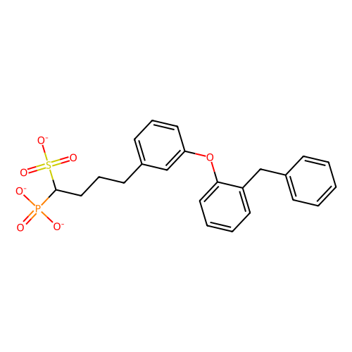 4-[3-(2-benzylphenoxy)phenyl]-1-phosphonatobutane-1-sulfonate，Moligand™，阿拉丁产品图