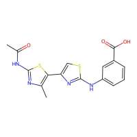 3-((2'-Acetamido-4'-methyl-[4,5'-bithiazol]-2-yl)amino)benzoic acid，315705-81-8，阿拉丁